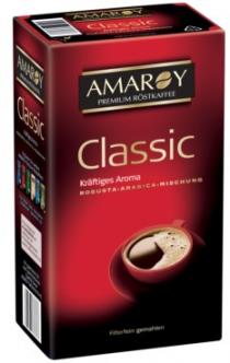 AMAROY PREMIUM RÖSTKAFFEE Classic Kräftiges Aroma ROBUSTA ARABICA MISCHUNG