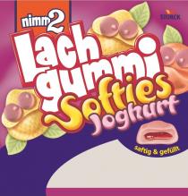 nimm 2 Lachgummi Softies Joghurt saftig & gefüllt