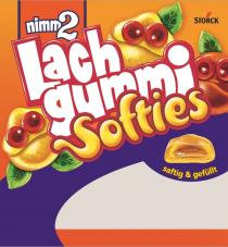 nimm 2 Lachgummi Softies saftig & gefüllt