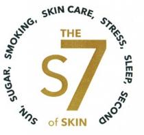 The S7 of SKIN SUN, SUGAR, SMOKING, SKIN CARE, STRESS, SLEEP, SECOND