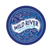 A DOUBLE HOPPED BREW FULLER'S WILD RIVER PACIFIC PALE ALE ALC.4.5% VOL INSPIRED BY THE GOLDEN STATE