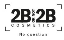 2B OR NOT 2B COSMETICS No question