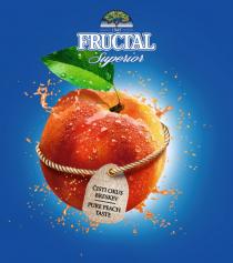 FRUCTAL Superior čisti okus breskev pure peach taste