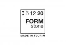 6 12 20 FORM STONE MADE IN FLORIM