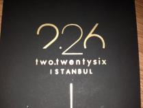 2.26 two.twentysix ISTANBUL