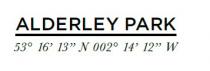 ALDERLEY PARK 53° 16' 13