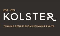 EST. 1874 KOLSTER TANGIBLE RESULTS FROM INTANGIBLE RIGHTS