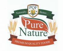 PQF Pure Nature PREMIUM QUALITY FOODS Naturally Better