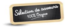 Sélection de saveurs 100% Origine