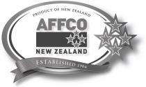 AFFCO NEW ZEALAND PRODUCT OF NEW ZEALAND ESTABLISHED 1904