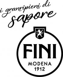 I GRANRIPIENI DI SAPORE FINI MODENA 1912