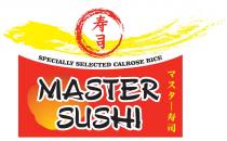 Specially selected calrose rice MASTER SUSHI