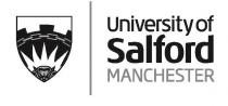 UNIVERSITY OF SALFORD MANCHESTER