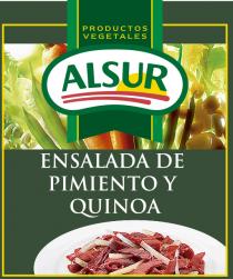 PRODUCTOS VEGETALES ALSUR ENSALADA DE PIMIENTO Y QUINOA