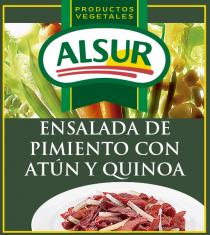 PRODUCTOS VEGETALES ALSUR ENSALADA DE PIMIENTO CON ATUN Y QUINOA