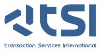 TSI TRANSACTION SERVICES INTERNATIONAL