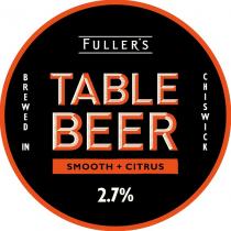 FULLER'S TABLE BEER BREWED IN CHISWICK SMOOTH + CITRUS 2.7%