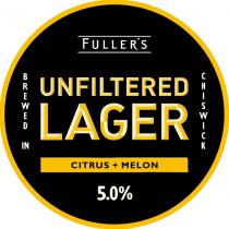 FULLER'S UNFILTERED LAGER BREWED IN CHISWICK CITRUS + MELON 5.0%