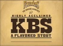 FounderS THE AMAZING KOSMICKI'S HIGHLY ACCLAIMED KBS A FLAVORED STOUT