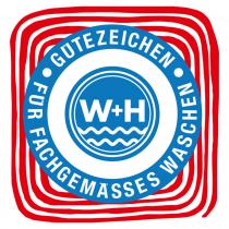 GÜTEZEICHEN FÜR FACHGEMÄSSES WASCHEN W+H