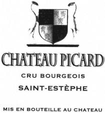 CHATEAU PICARD CRU BOURGEOIS SAINT-ESTÈPHE MIS EN BOUTEILLE AU CHATEAU