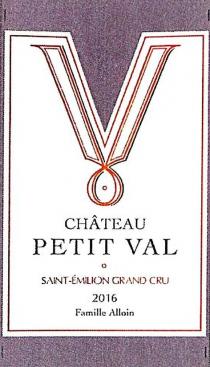 CHÂTEAU PETIT VAL SAINT-ÉMILION GRAND CRU 2016 Famille Alloin