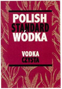 POLISH STANDARD WÓDKA VODKA CZYSTA