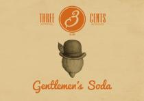 3 THREE CENTS ARTISANAL BEVERAGES GENTLEMEN'S SODA EST. 2014