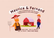 Maurice & Fernand la glace artisanale qui a du vrai goût ambachtelijk ijs met echte smaak pas à new-york - pas à londres niet in tokyo - mais chez vous!