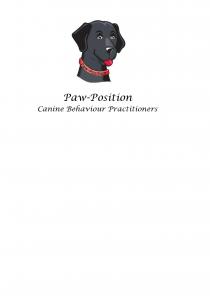 Paw-Position Canine Behaviour Practitioners