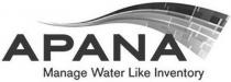 APANA Manage Water Like Inventory