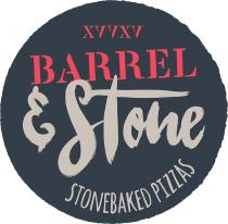 XVVXV BARREL & Stone STONNEBAKED PIZZAS