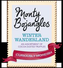 Monty Bojangles Winter Wanderland An Assortment of Cocoa Dusted Truffles Curiously Moreish