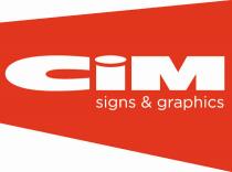 CIM signs & graphics