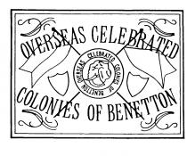 OVERSEAS CELEBRATED COLONIES OF BENETTON