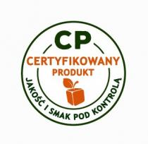 CP CERTYFIKOWANY PRODUKT JAKOŚĆ I SMAK POD KONTROLĄ