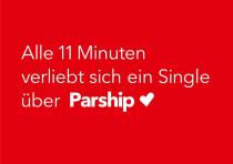 Alle 11 Minuten verliebt sich ein Single über Parship