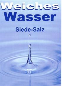 Weiches Wasser Siede-Salz