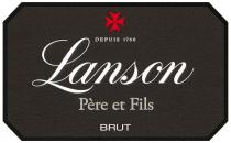 Depuis 1760 Lanson Père et Fils BRUT