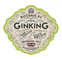 BOTANICAL THE ORIGINAL GINKING A MASTERFUL BLEND OF WINE FROM ENGLAND DELICATELY INFUSED WITH LONDON DRY GIN A DELIGHTFUL AROMATIC FIZZ FOR FULLNESS OF REFRESHMENT