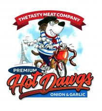 THE TASTY MEAT COMPANY PREMIUM Hot Dawgs ONION & GARLIC