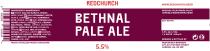 REDCHURCH BETHNAL PALE ALE WWW.REDCHURCH.BEER