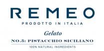 REMEO GELATO PRODOTTO IN ITALIA GELATO NO.5: PISTACCHIO SICILIANO 100% NATURAL INGREDIENTS