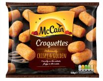 McCain Croquettes Deliciously CRISPY & GOLDEN Crunchy on the outside, fluffy on the inside