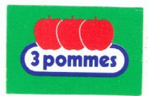 3 pommes