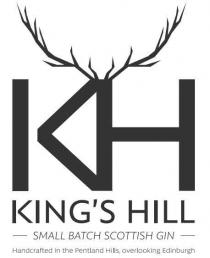 KH KING'S HILL SMALL BATCH SCOTTISH GIN HANDCRAFTED IN THE PENTLAND HILLS, OVERLOOKING EDINBURGH