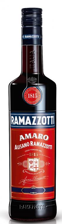 RAMAZZOTTI AMARO AUSANO RAMAZZOTTI casa fondata nel 1815 specialita della ditta Ausano Ramazzotti ITALIA