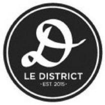 D LE DISTRICT .EST 2015.