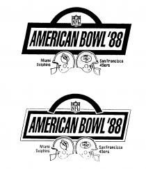 NFL AMERICAN BOWL'88 Miami Dolphins M San Francisco 49ers SF