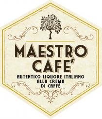 MAESTRO CAFE' AUTENTICO LIQUORE ITALIANO ALLA CREMA DI CAFFÉ